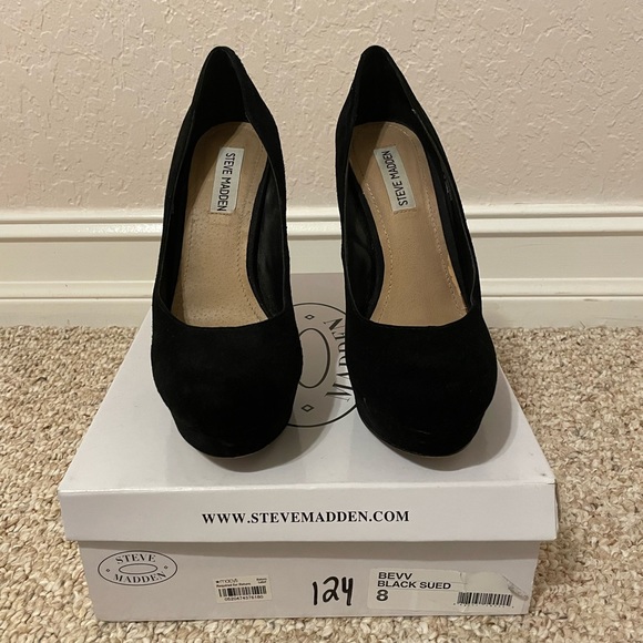 Steve Madden black high heels - Picture 2 of 4